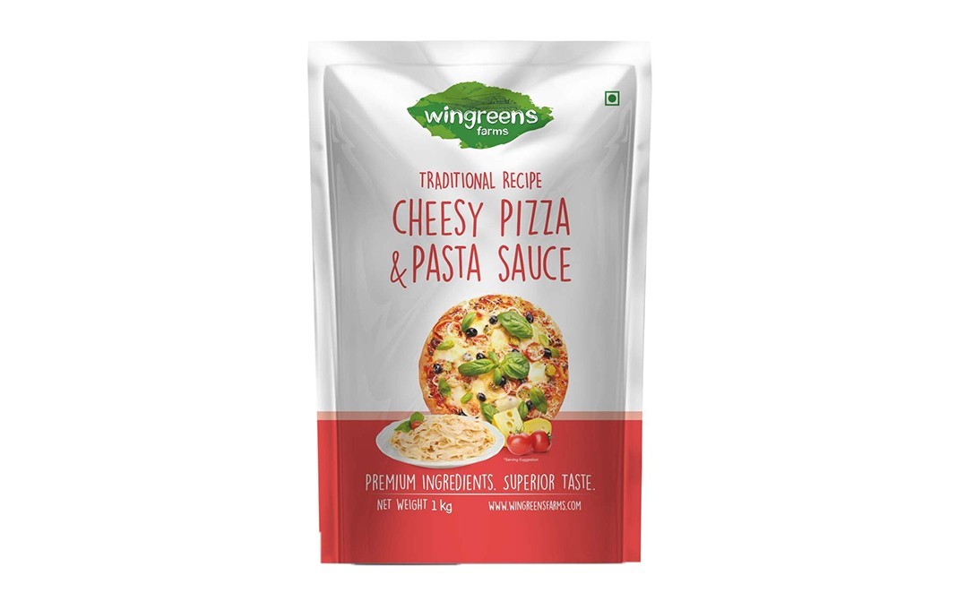 Wingreens Farms Traditional Recipe Cheesy Pizza & Pasta Sauce   Pack  1 kilogram